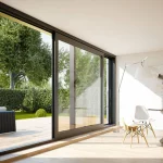 Baie vitrée ALU coulissante 2 vantaux sur mesure